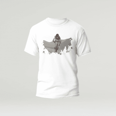 Women's white t-shirt SPRINT