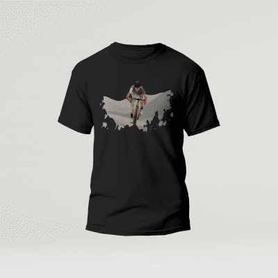 Women's black t-shirt SPRINT